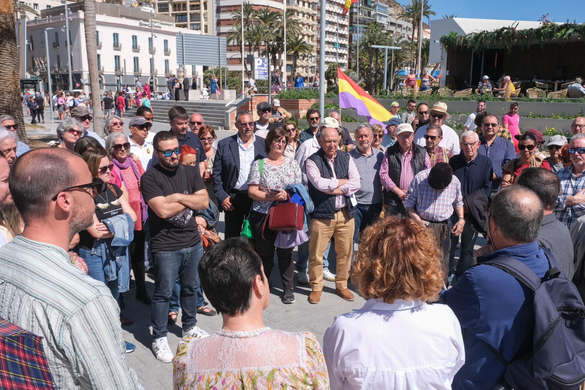 Homenaje a los exiliados republicanos del Stanbrook en el Puerto de Alicante