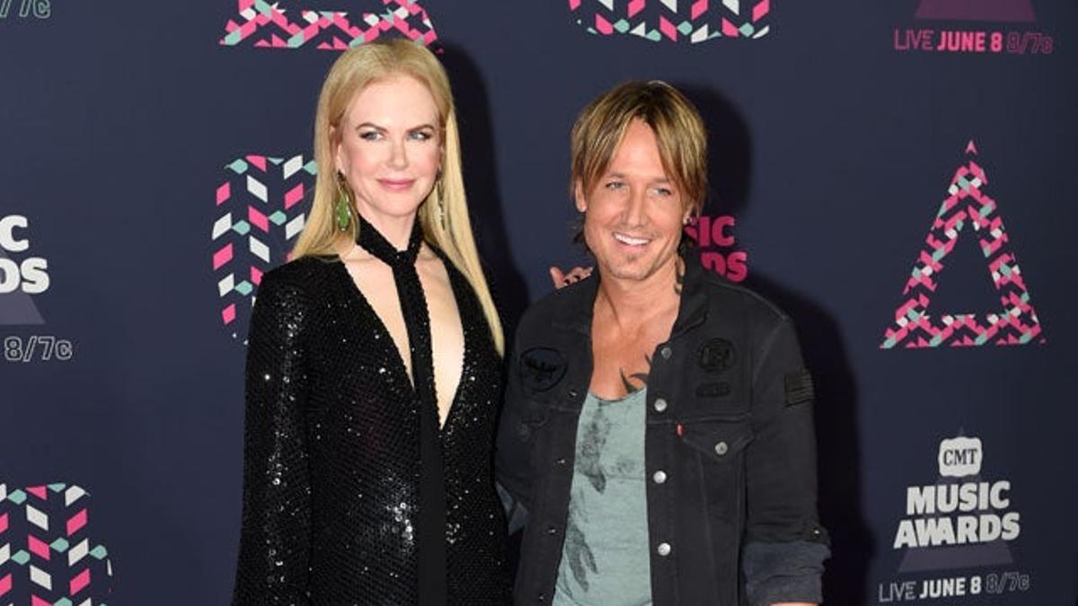 Nicole Kidman y Keith Urban, en la alfombra rosa de los CMT Music Awards 2016