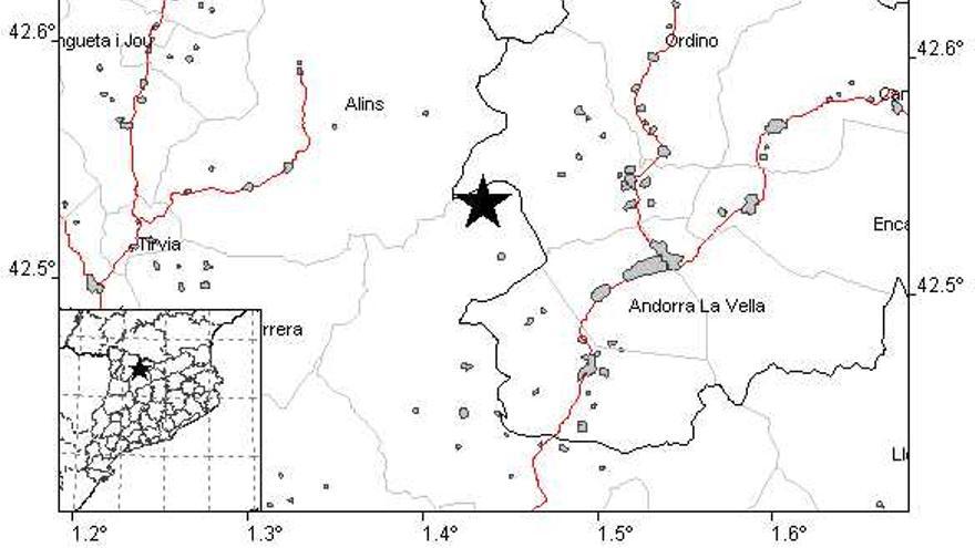 Un terratrèmol de magnitud 3,8 sacseja l&#039;Alt Urgell