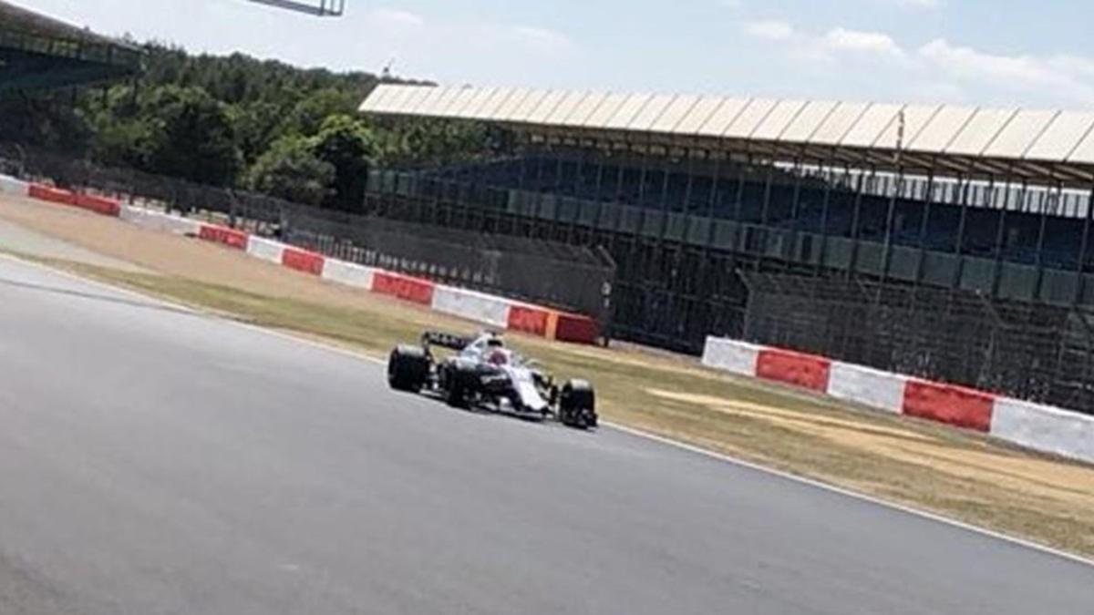 Primer día de test en Silverstone