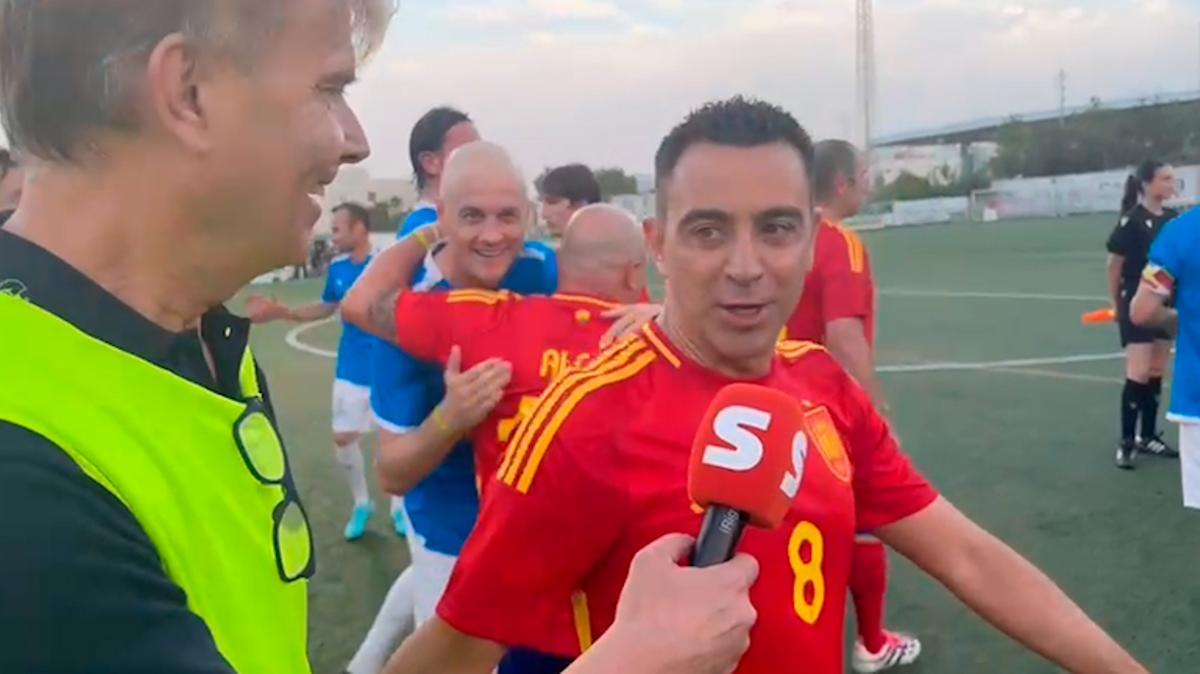 Xavi, a SPORT: ¿Si envío un mensaje a Laporta? No, no, gracias