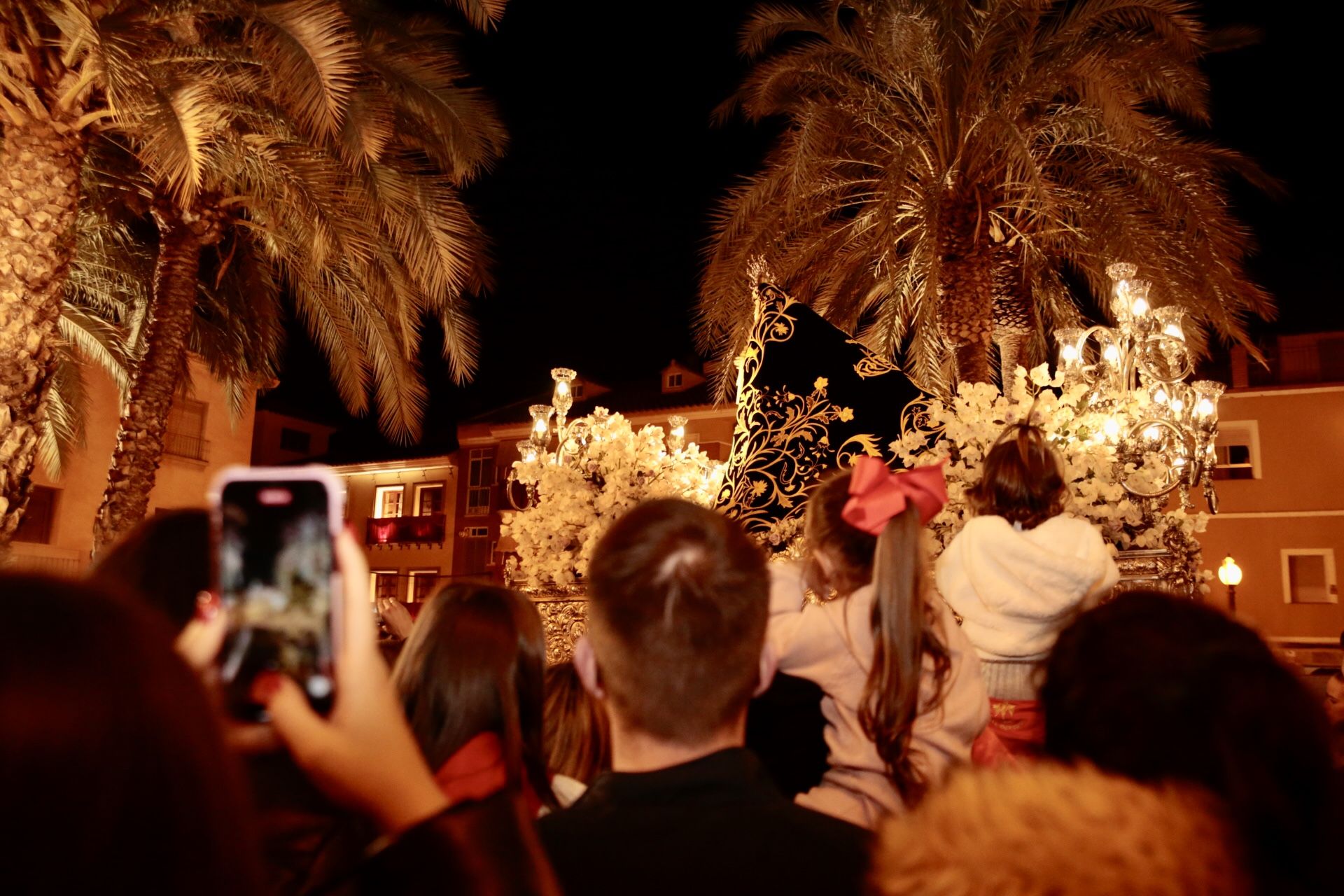 Las imágenes de la serenata a la Virgen de la Soledad en Lorca