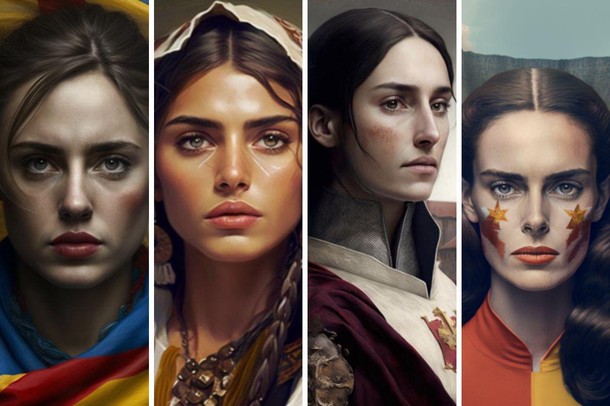 Las murcianas, retratadas como las españolas más 'patrióticas' según la inteligencia artificial