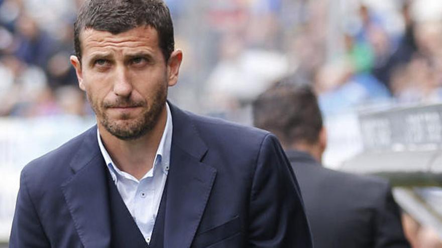 El entrenador del Málaga Javi Gracia.