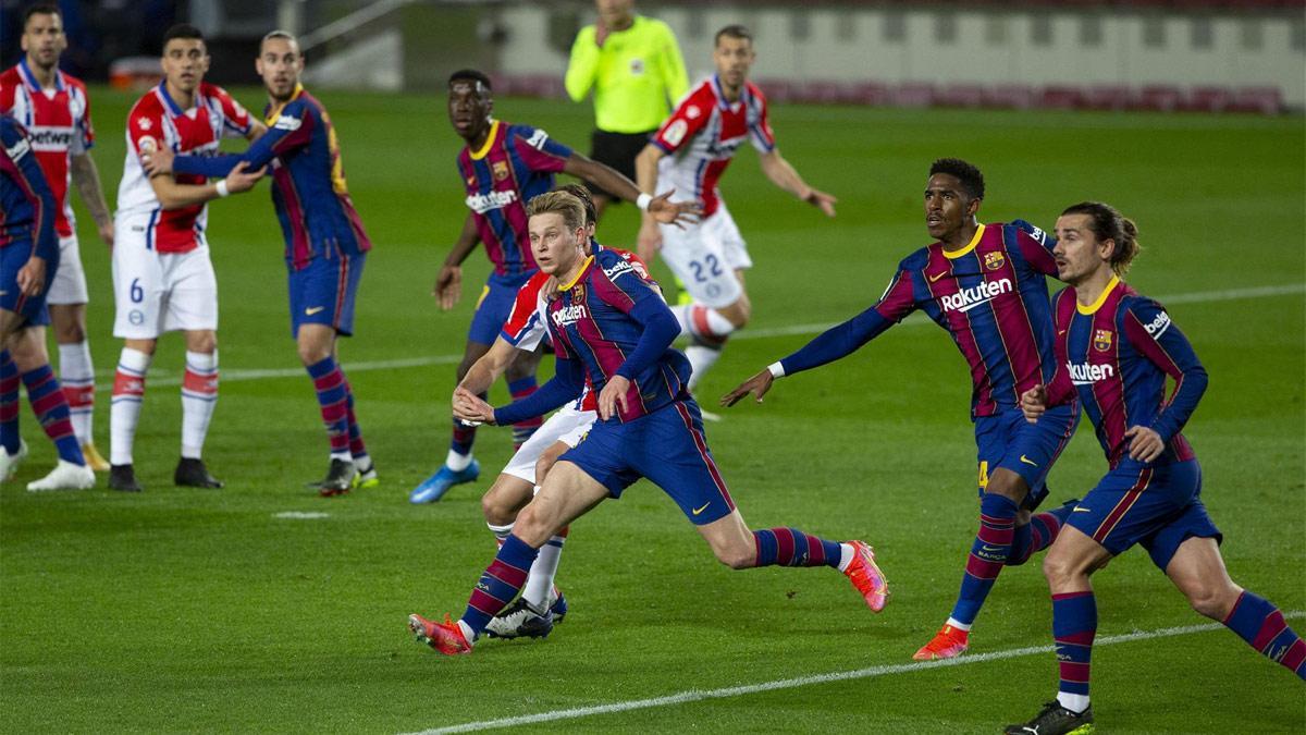 El Barça no ganó como comodidad en el Camp Nou