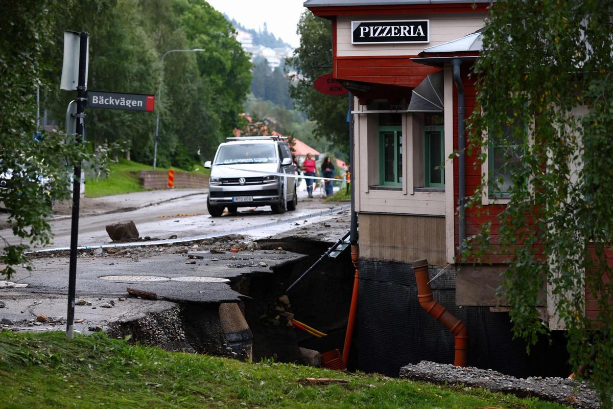 La tormenta Hans afecta a Suecia y Noruega