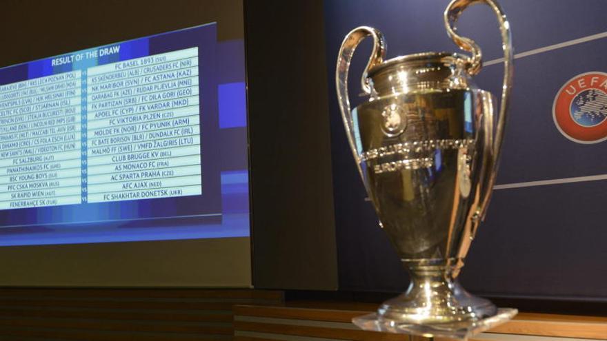 Sorteo de Champions League 2018-2019.