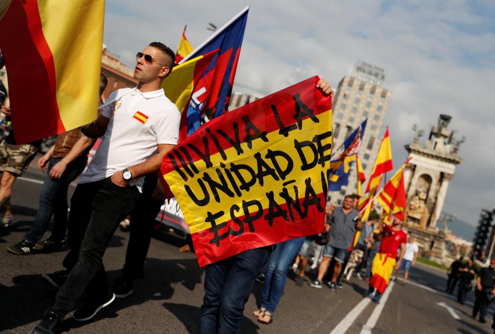 La ultradreta es manifesta a Barcelona
