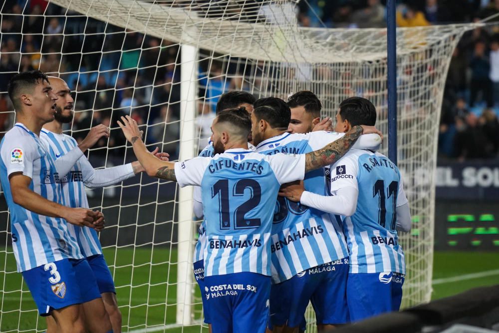 Partido del Málaga CF y el Tenerife en La Rosaleda.