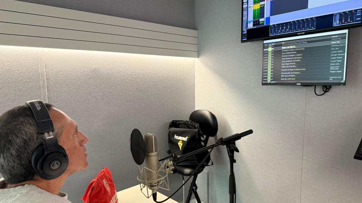 Algunas de las frases a grabar por Sixto Miguel Serrano en el estudio