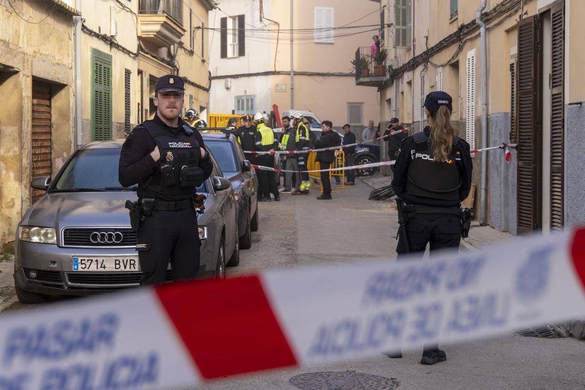 Derrumbe mortal en Manacor