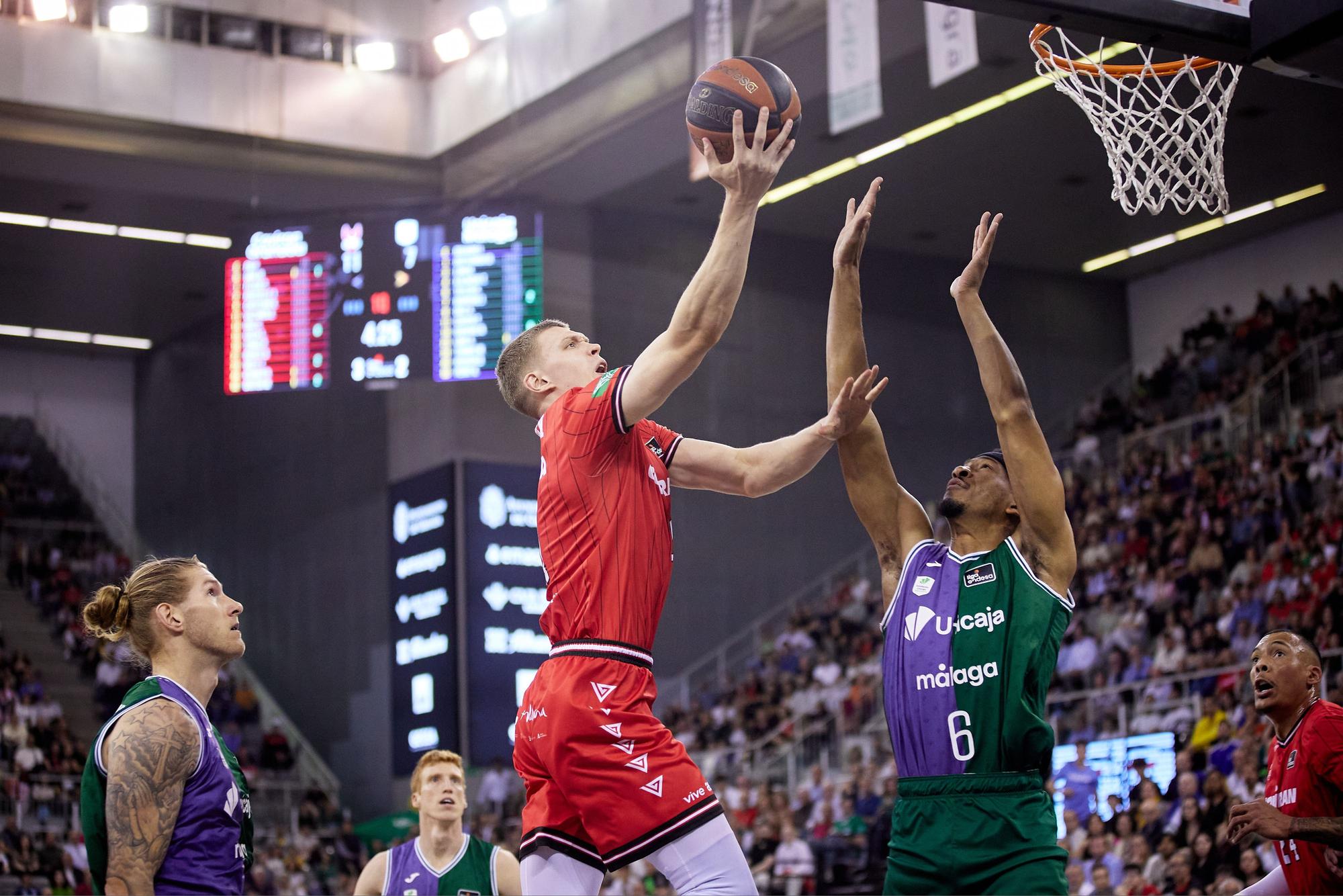 Una imagen del Fundación Granada - Unicaja de la jornada 26 de la Liga Endesa.