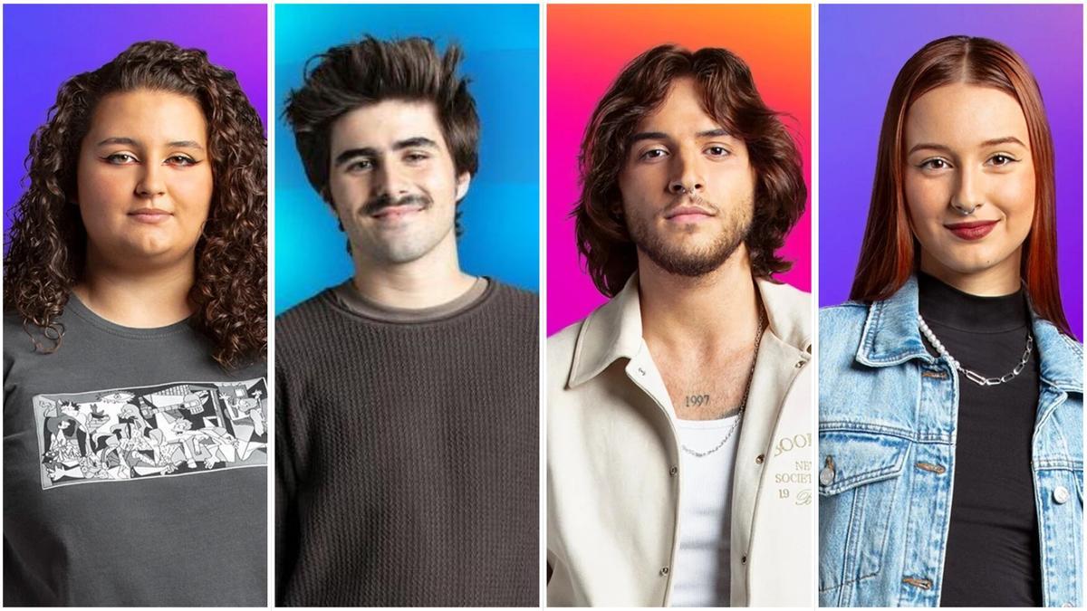 Bea, Martin, Lucas y Ruslana, semifinalistas de 'OT 2023'