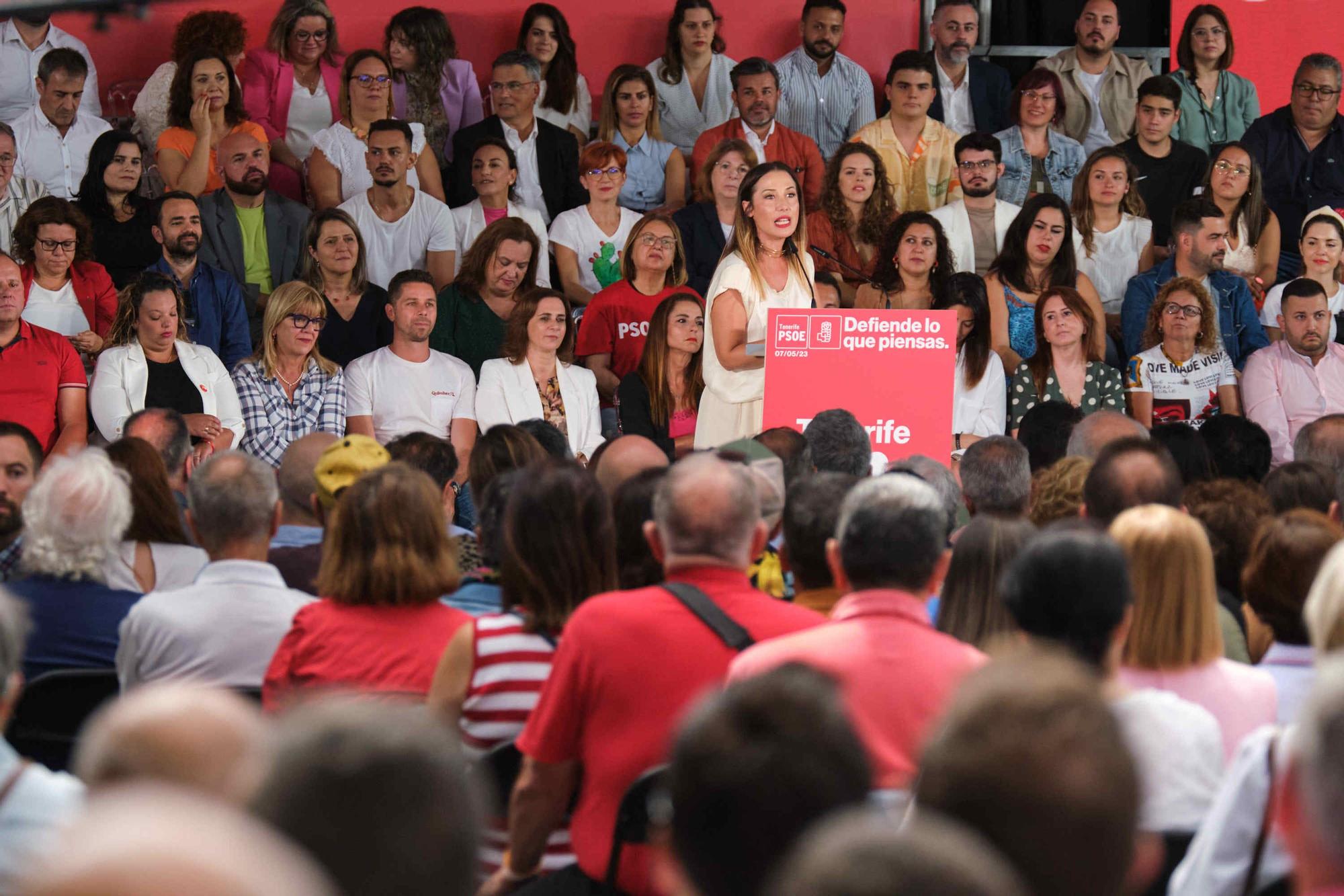 Mitin de Pedro Sánchez en Tenerife