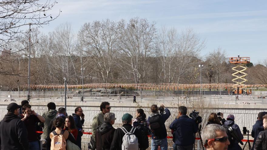 Así ha sido el disparo de la gran mascletà de Madrid