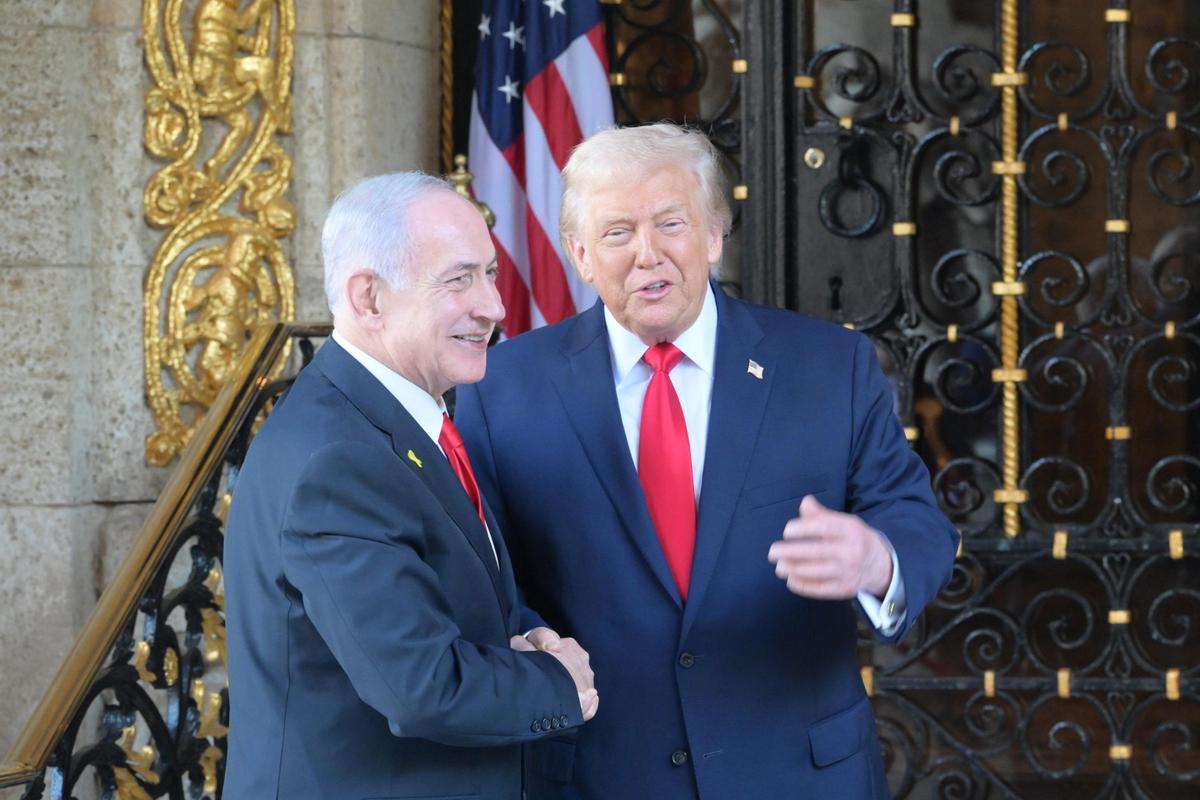 Netanyahu y Trump.