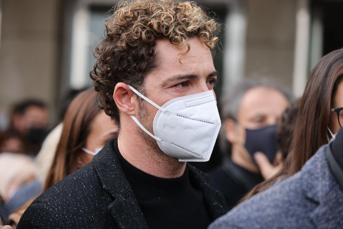 David Bisbal en el entierro de Álex Casademunt