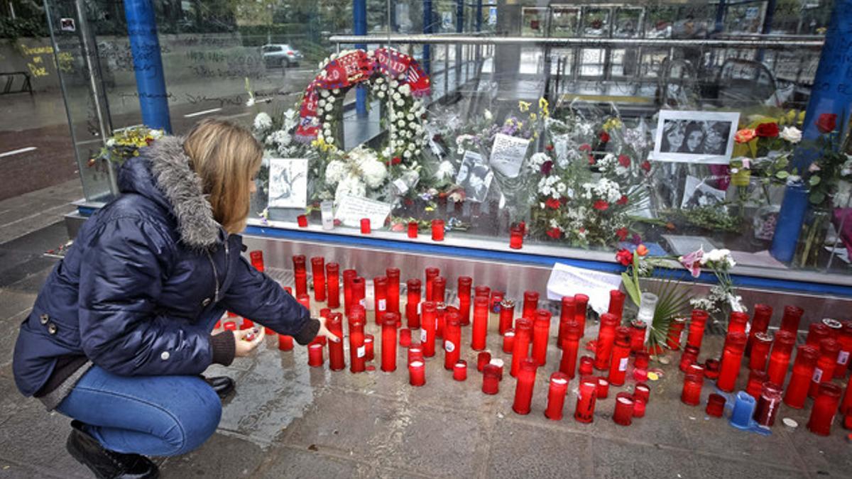 Homenaje a las víctimas mortales del Madrid Arena