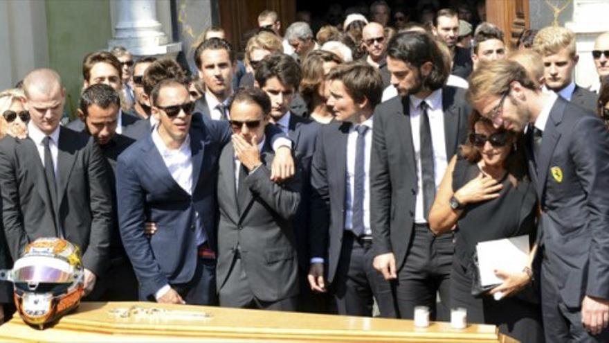 Multitudinario funeral en Niza por Jules Bianchi