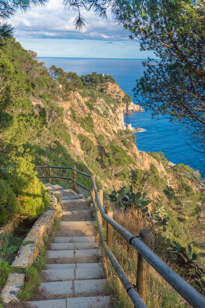 Senderos en la Costa Brava.