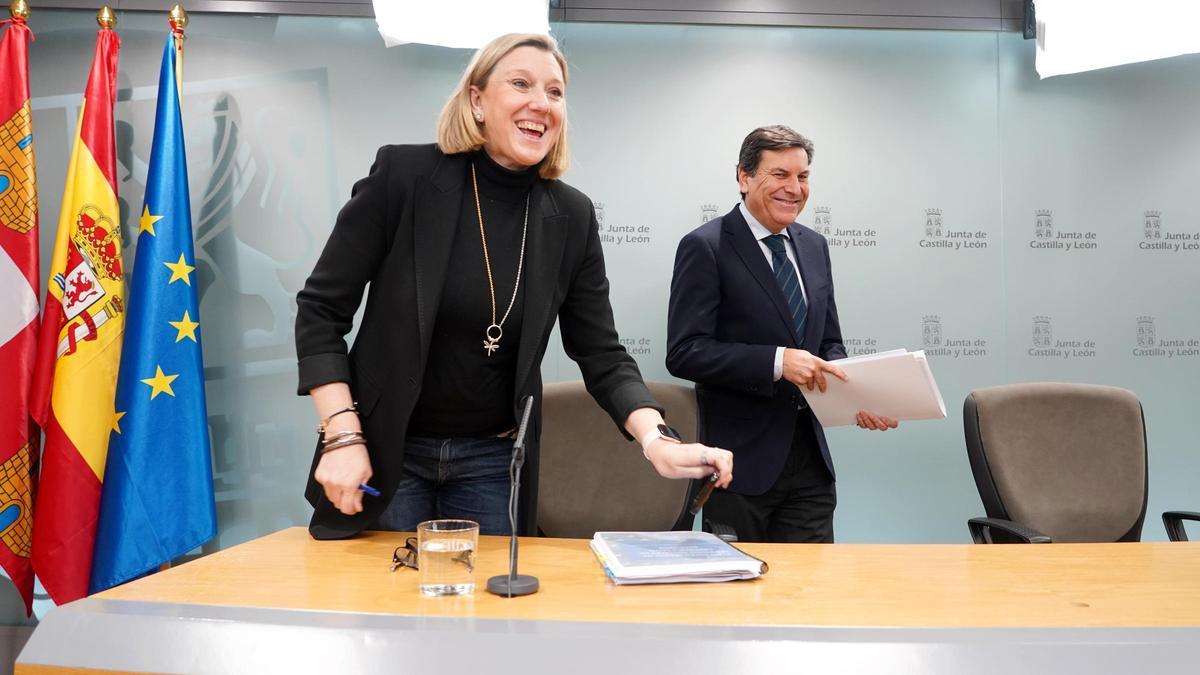 Un momento del Consejo de Gobierno de esta mañana.