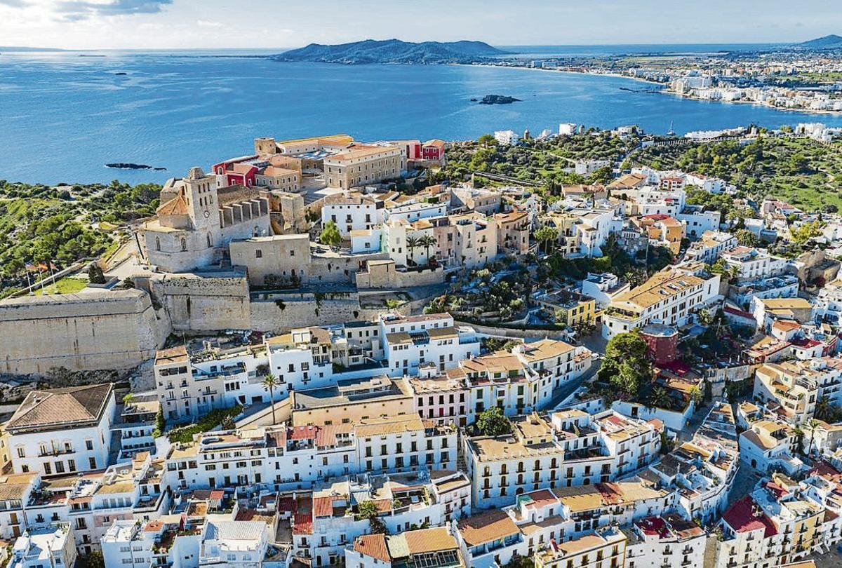 Dalt Vila, Ibiza’s walled city, is a UNESCO World Heritage Site.