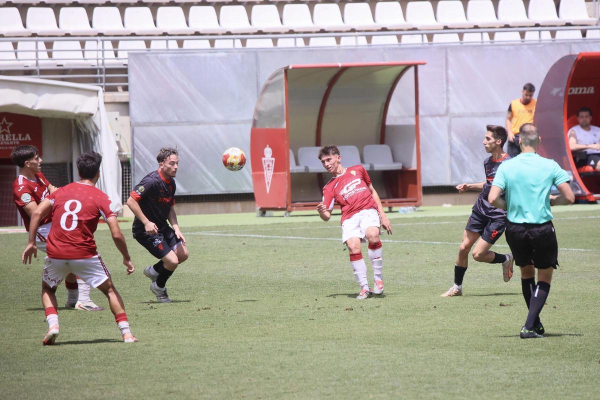 Las mejores imágenes del partido entre el Real Murcia Imperial y el Olímpico de Totana