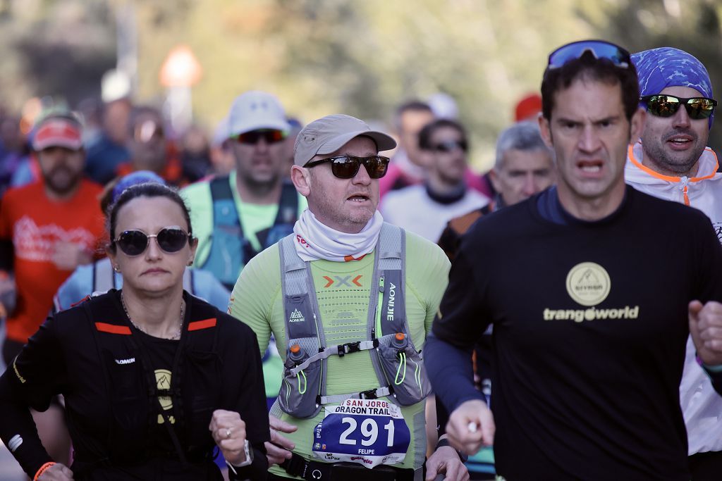 Las imágenes de la San Jorge Dragon Trail en La Alcayna