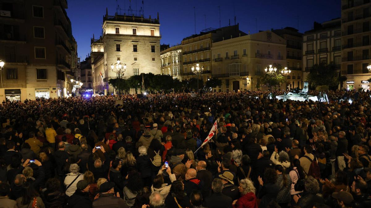 Manifestación contra Mazón del pasado 29 de marzo.