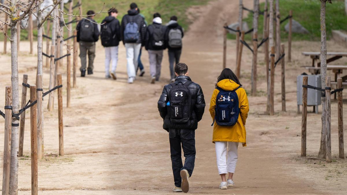 Ambiente en el Campus de la UAB, la semana pasada.