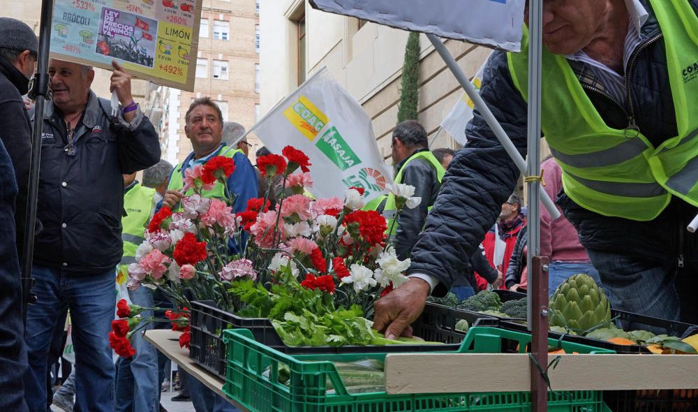 Así ha sido la manifestación de los agricultores