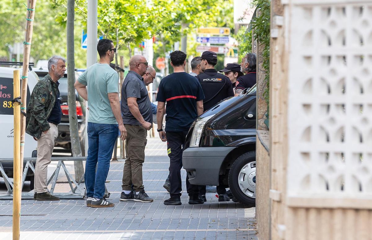 Mueren dos personas tras desplomarse un andamio en un edificio de 18 plantas en Benidorm