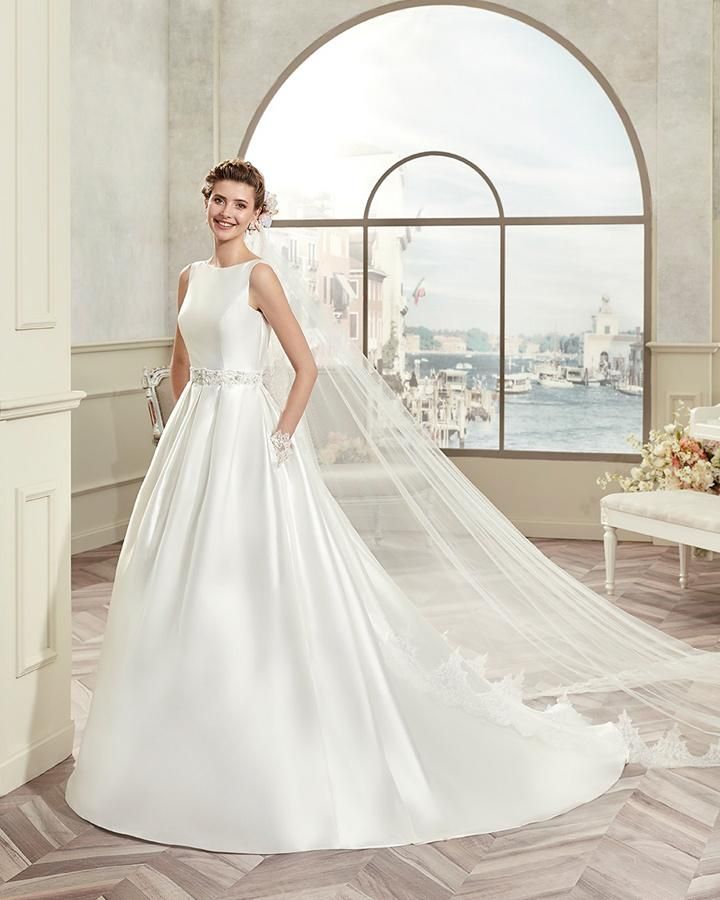 Vestidos de novia sencillos y bonitos: los modelos de corte princesa