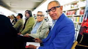 Manuel Trallero y el exfiscal Carlos Jiménez Villarejo, durante la presentación del libro del primero, ’El bolso de Mariona Carulla’.