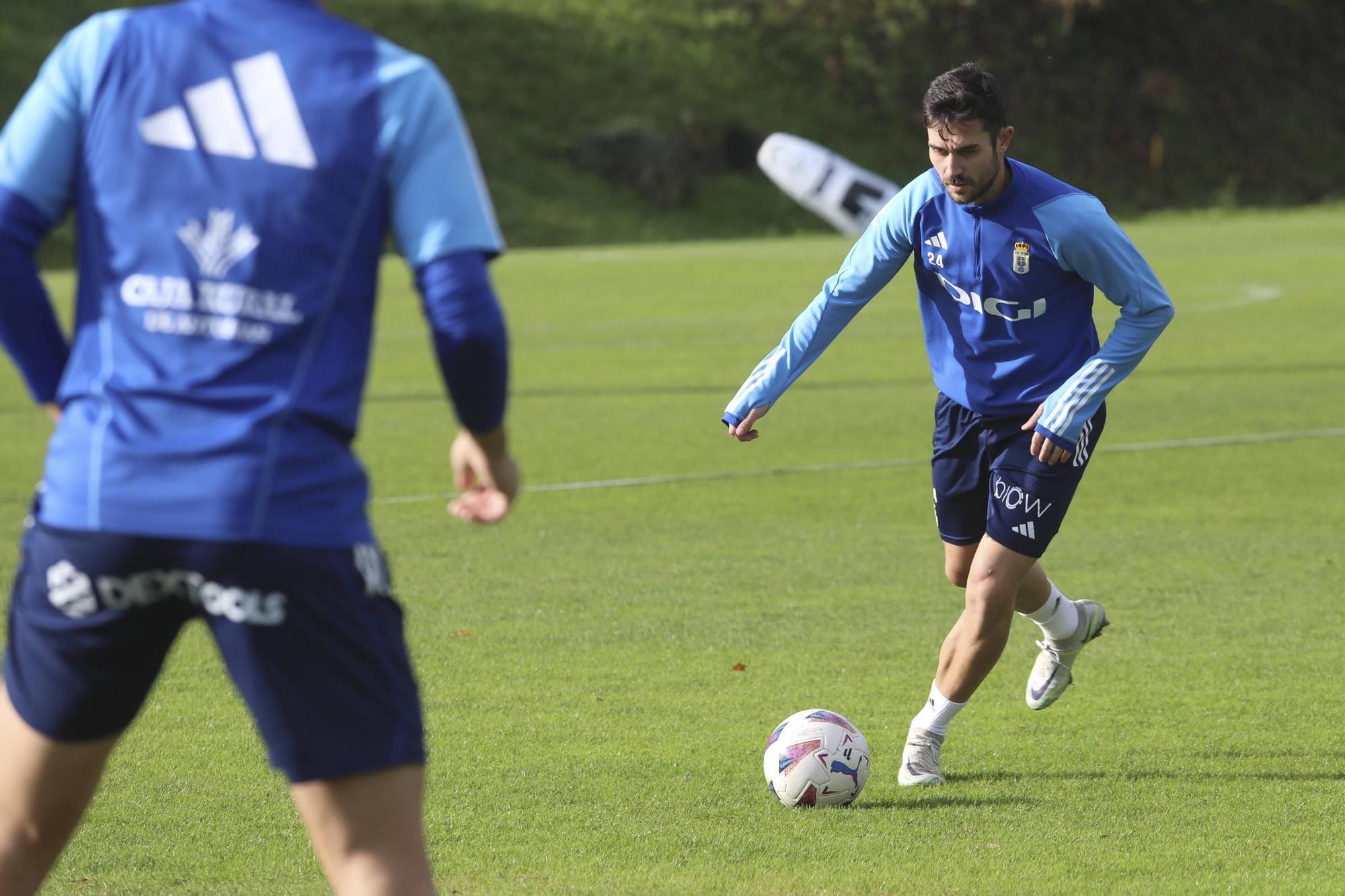 EN IMÁGENES: el entrenamiento del Oviedo