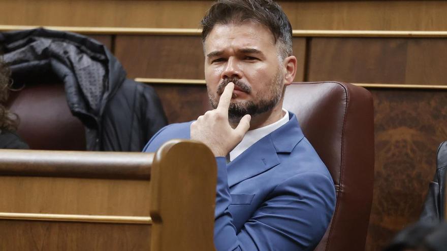 Rufián: “Cada vez que ustedes (PP) han dicho que España se rompía, la realidad es que ustedes perdían”