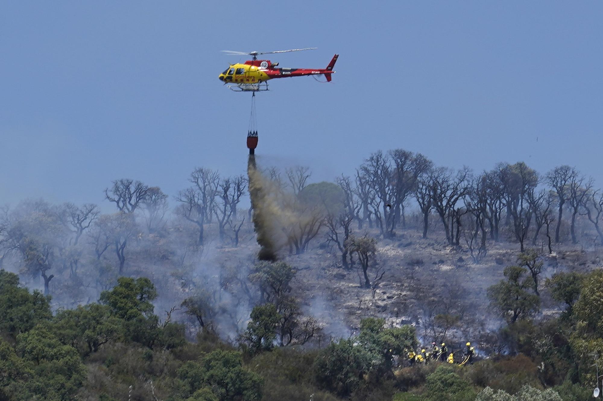 Les imatges de l'incendi de Castell d'Aro