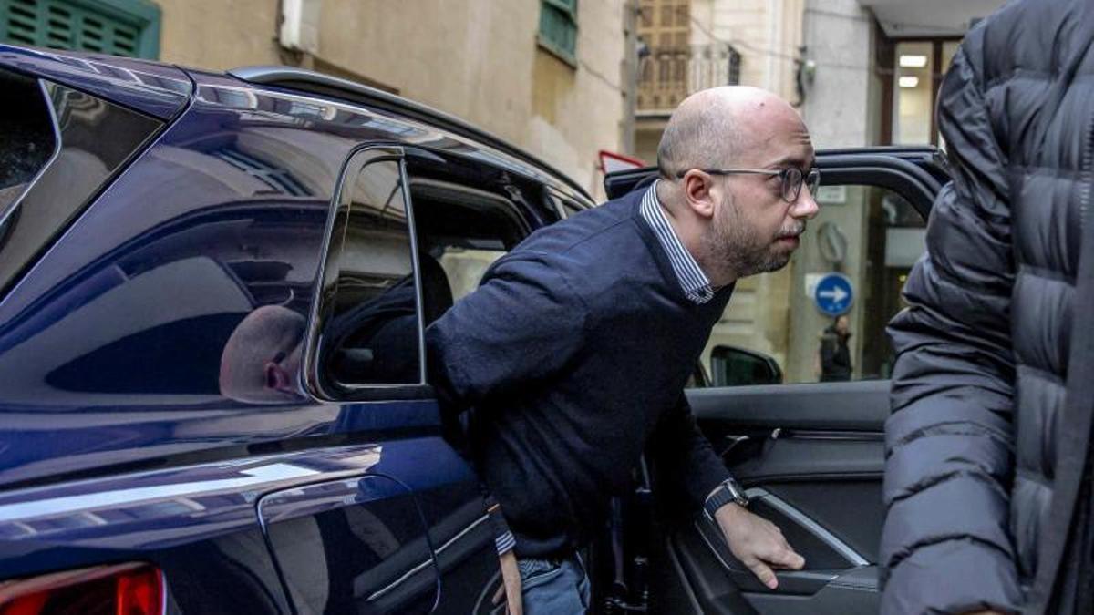 Dennis Viehof, cuando acudió a prestar declaración a los juzgados de Manacor.