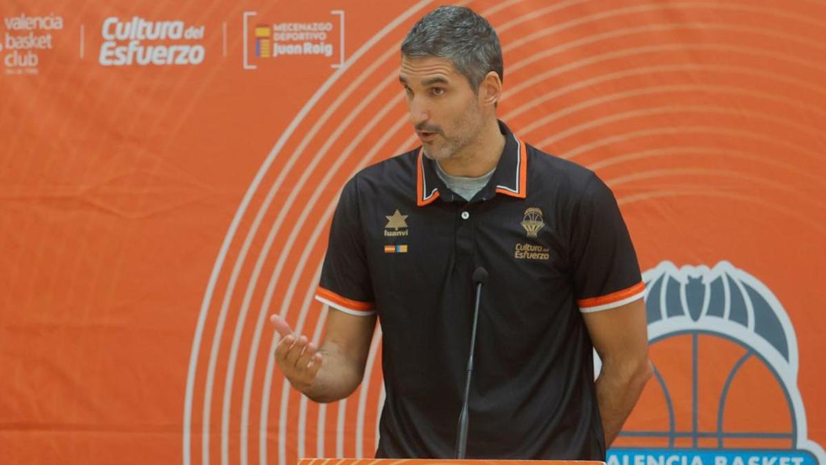 Rubén Burgos, entrenador del Valencia Basket