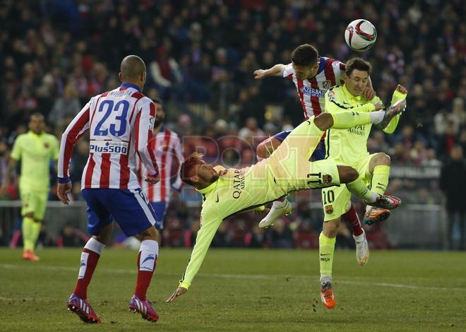 Neymar azulgrana en acción