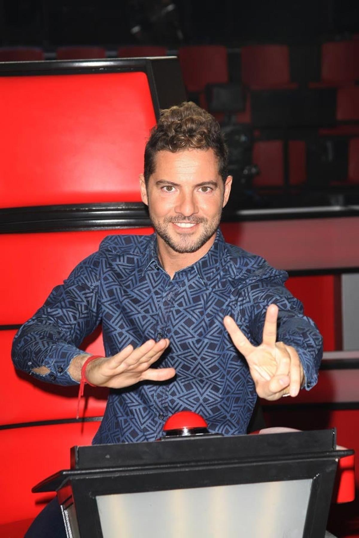 David Bisbal, en el famoso sillón de 'coach'