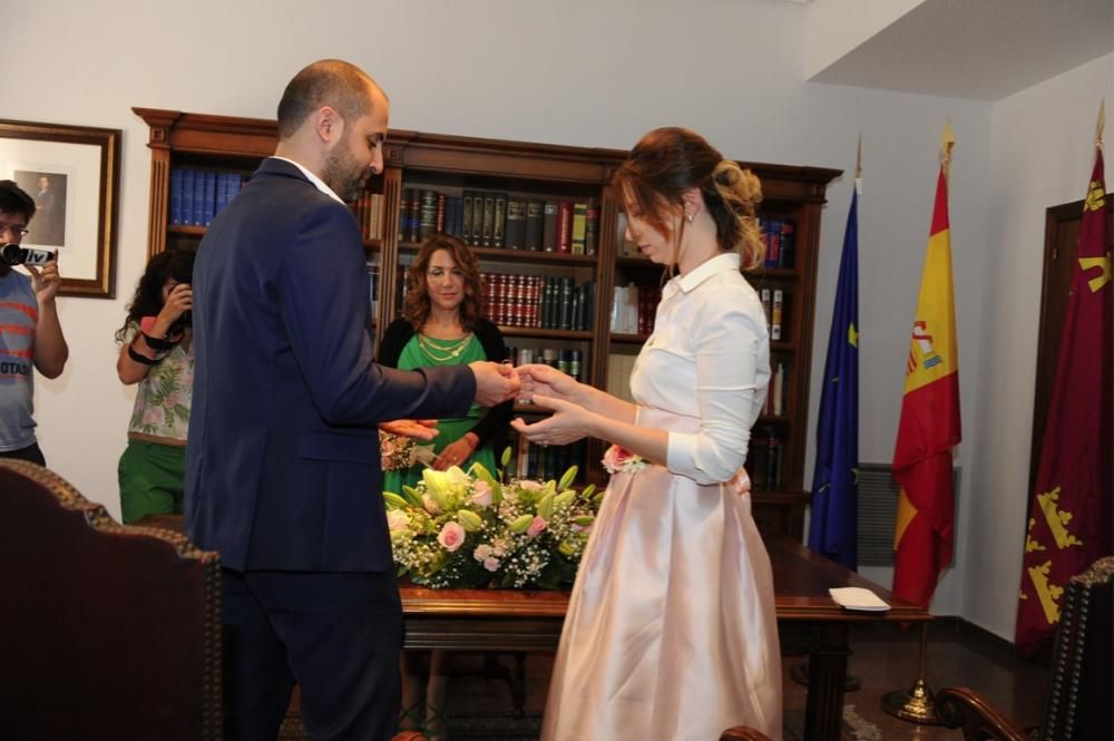 Primera boda en el Colegio Notarial de Murcia