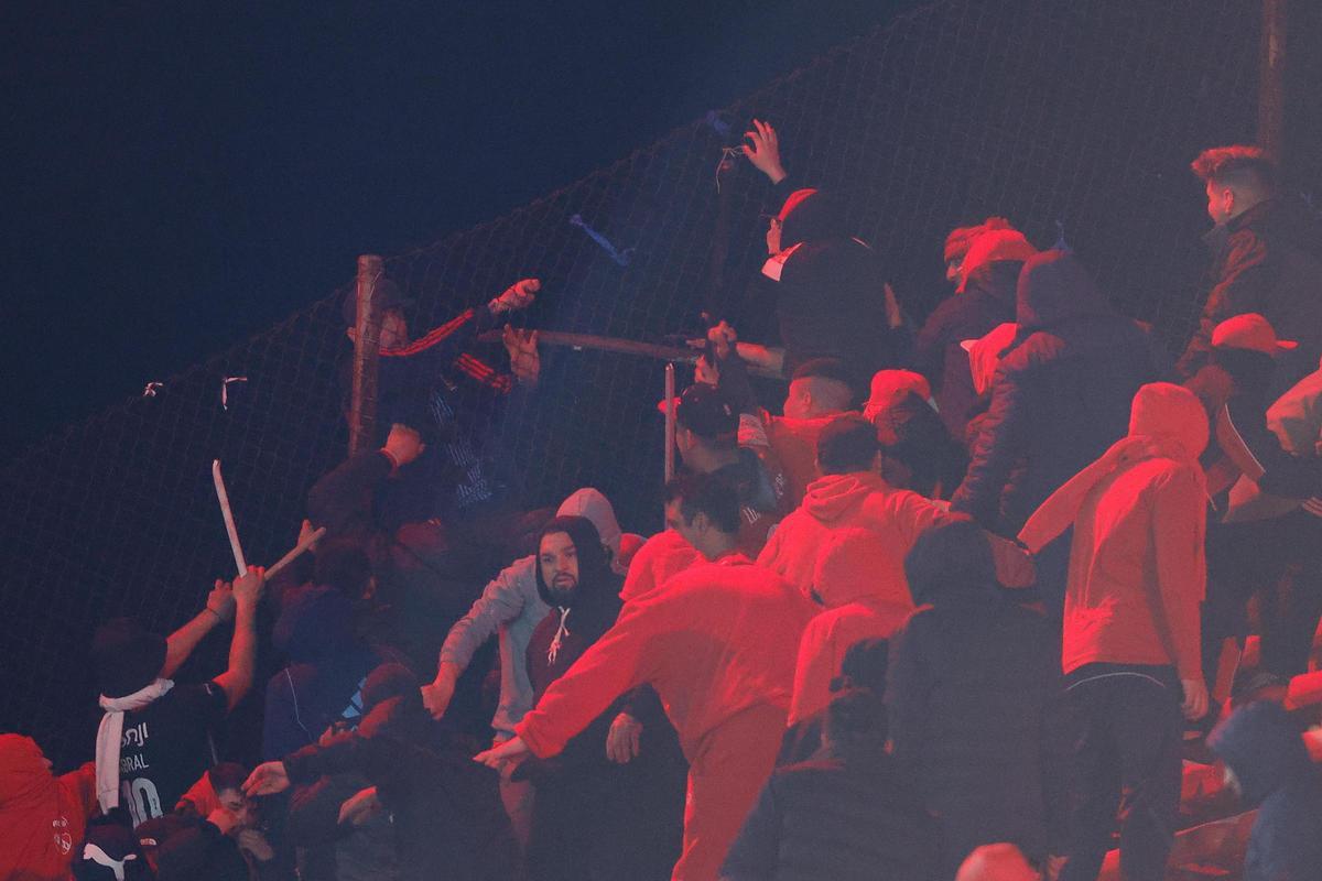 Cancelado el partido en Avellaneda por violencia que deja unos 10 heridos