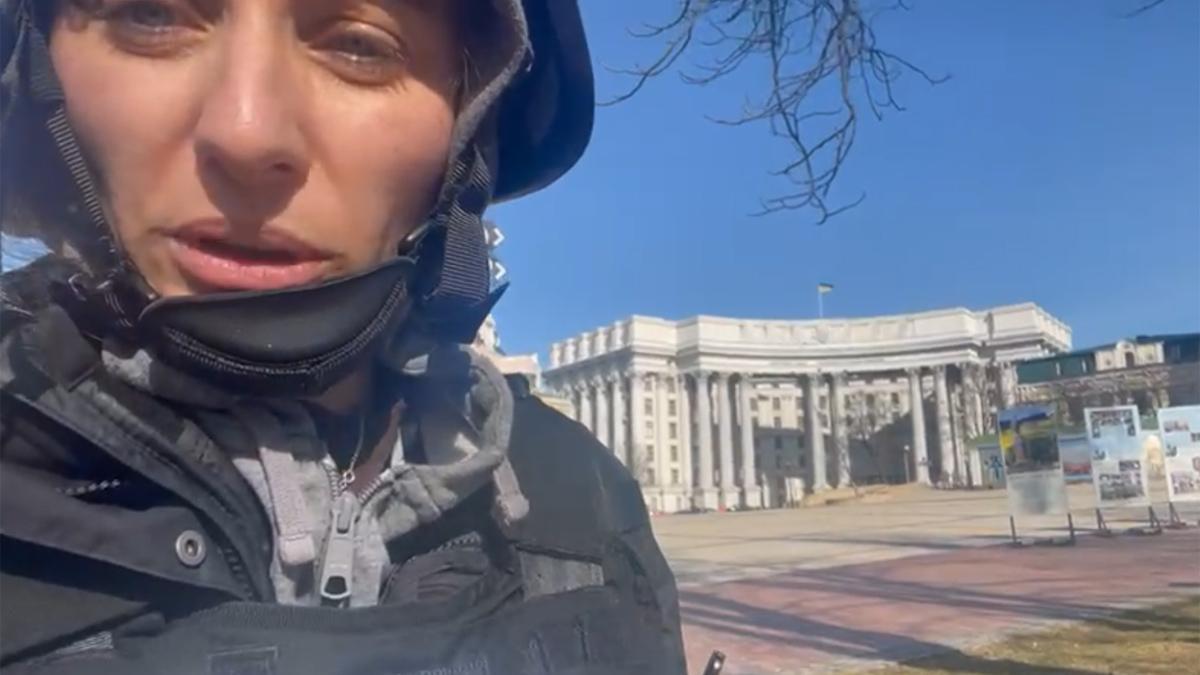 Irene Savio, en las calles de Kiev, donde se lucha cuerpo a cuerpo