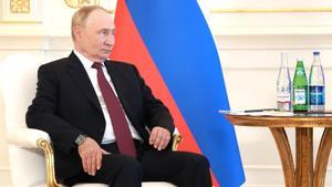 El presidente de Rusia, Vladimir Putin, durante una visita a Azerbaiyán