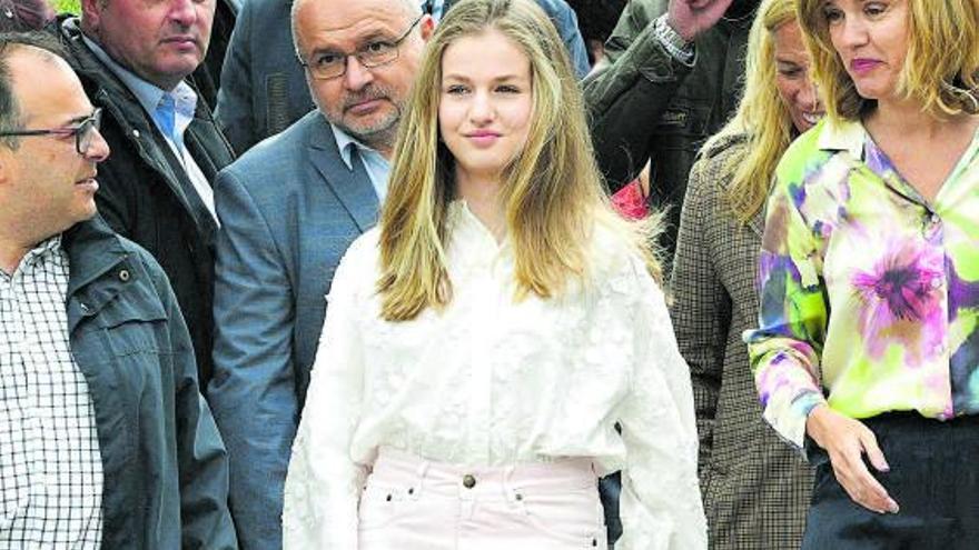 La princesa Leonor, el pasado 20 de abril en Madrid.   | // JOSÉ OLIVA/EUROPA PRESS