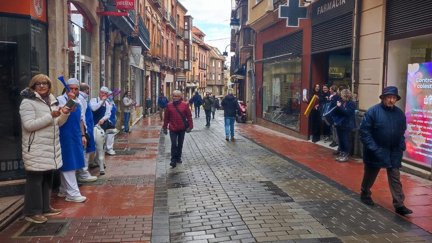 El comercio de Benavente protesta por segundo día contra la falta de cobertura