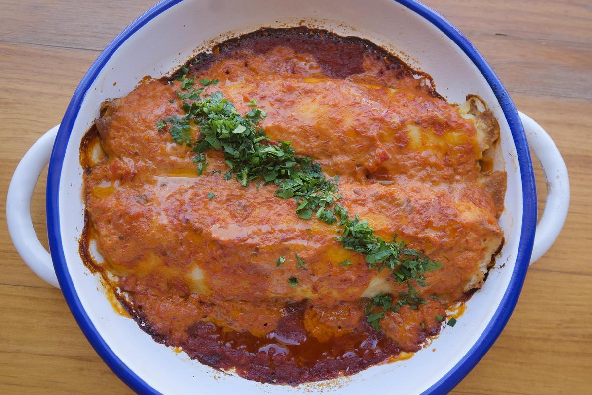Canelones de pescado
