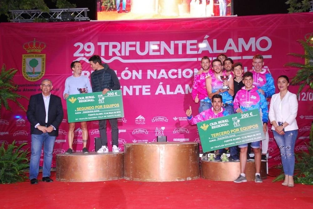 Entrega de premios del Triatlón de Fuente Álamo