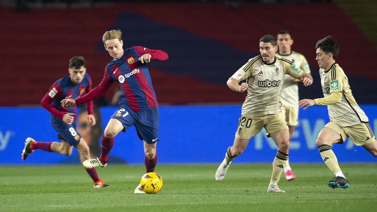 Dos goles de Lamine insuficientes ante el Granada